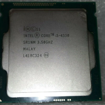 Intel Core i3-4330 3.50GHz 4MB 5GT/s 54W Socket LGA 1150 CPU SR1NM - Image 1 of 2