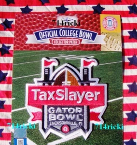 2025 Taxslayer Gator Bowl Patch Collector Duke Blue Devils vs Ole Miss Rebels - Picture 1 of 2