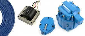 HEI Distributor Cap Coil 8.5mm Spark Plug Wires 1977-91 AMC Jeep 304 5.9L 360 V8 - Bild 1 von 4