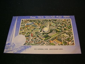 New York - New York World's Fair - 1939- General View-posted 1939 - Picture 1 of 2