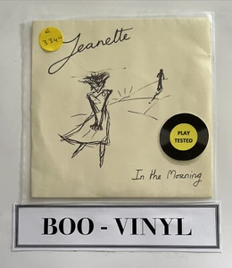 Jeanette - In The Morning Rare 7” New Wave / Synth Pop Vinyl Record EX / EX - Imagen 1 de 6