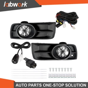 Labwork Bumper Fog Lights For 2010-2014 Chevy Cruze Chrome Lamps + Wiring Switch - Picture 1 of 10