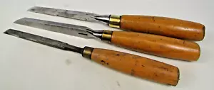 Vintage/Antique chisels. Mortice chisels. One made by I Sorby, (Mr Punch). - Picture 1 of 6