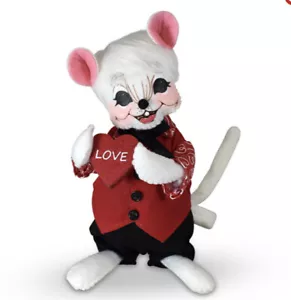 Annalee Valentinstag 2022 ""Valentinstag Jungenmaus"" 6" #110622 neu mit Etikett - Bild 1 von 1