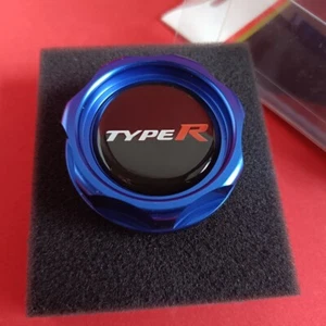 BLUE TYPE R ENGINE OIL FILLER CAP for CIVIC EP3 FN2 FK2 FK8 ACCORD S2000 CR-V SI - Afbeelding 1 van 5