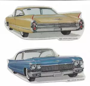 Oldtimer Antique Cars -The Coupe Deville and The Sixty Two Coupe- Sticker Lot - Bild 1 von 3
