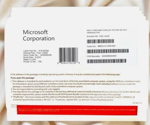 10x WINDOWS 11 PRO 64BIT DVD WITH BRAND NEW KEY - Picture 1 of 4