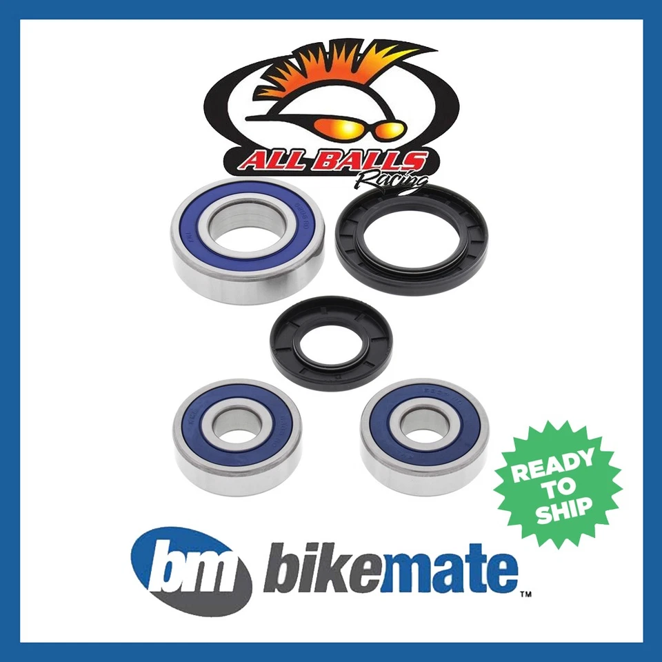 Wheel Bearings Seals Kit Rear for KAWASAKI GPZ 1100 B Twin Shock 1981 1982 - Image 1 of 2