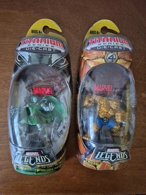 ВИНТАЖНЫЙ 2006 ТИТАНА СЕРИИ ЛИТОЙ MARVEL ЛЕГЕНДЫ ~ ЛОТ/2 ~ ВЕЩЬ И DR DOOM НОВЫЙ - Изображение 1 из 4
