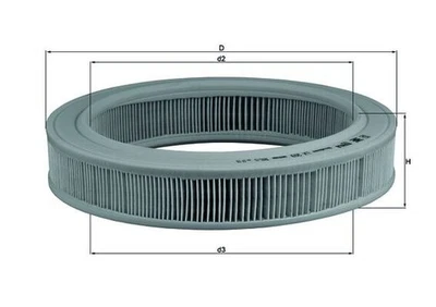 Filtro aria LX 203 KNECHT per BEDFORD,OPEL,PONTIAC,RANGER,VAUXHALL - Immagine 1 di 2