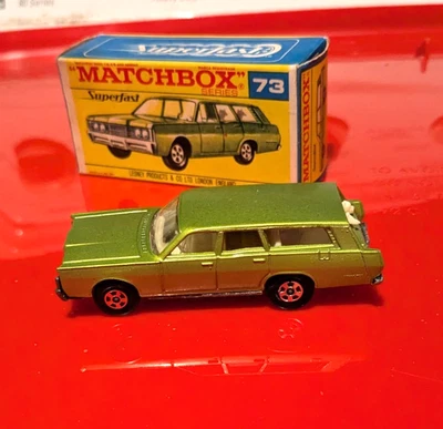 Vagón Mercury Srarion Matchbox Superfast #73 en caja G original sólida Foto 1 de 4