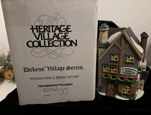 Dept 56 Dickens Village Serie "KINGSFORD BREW HOUSE" Porzellan nicht mehr produziert # 58114 - Bild 1 von 15