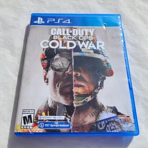 Call of Duty Black Ops Cold War Sony Playstation 4 PS4 Video Game 2020 with Case - Imagen 1 de 7