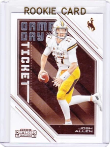 JOSH ALLEN ROOKIE CARD Wyoming Cowboys 2018 Contenders Football BUFFALO BILLS RC - Picture 1 of 2
