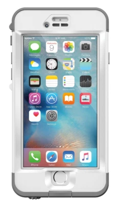 LifeProof NUUD Water/Dirt/Snow/Shock PROOF Case for Apple iPhone 6+/6s+ - White - Image 1 of 4