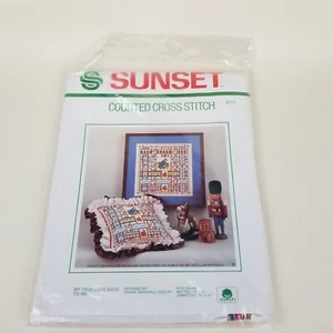 Sunset Counted Cross Stitch Kit My True Love Gave To Me Marshall Cooley 2917 VTG - Picture 1 of 4