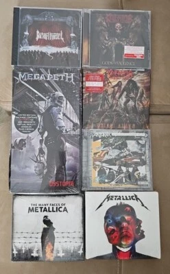 MEGADETH Dystopia DELUXE BOX METALLICA Kreator ANTHRAX CD LOT BRAND NEW SEALED — 第 1/4 张图片
