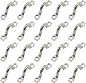 20 Pack Stainless Bimini Boat Top PAD Eye Tie Down Anchor Point footman's Loop - Bild 1 von 10