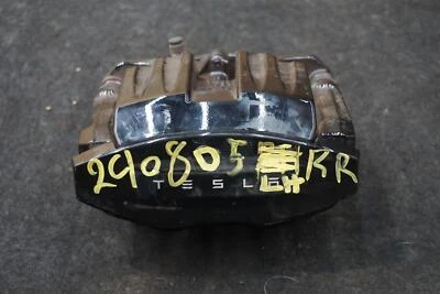 Rear Left Driver Brake Caliper Black OEM 142064100A Tesla Model X Plaid 2021-23 - Image 1 of 4
