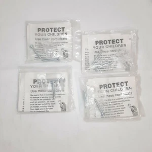 4 Child Pet Safety Cord Cleat Kits For Wires And Blind Cords Can Hold Long Cords - Picture 1 of 2