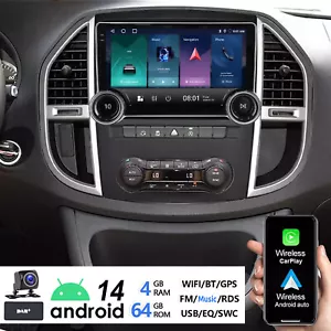 DAB+ Android14 4+64G Carplay Autoradio GPS Für Mercedes Benz Vito 3 W447 2014-20 - Bild 1 von 18