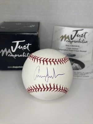 Conor Jackson Just Memorabilia Firmado Automáticamente Oficial MLB Béisbol Certificado de Autenticidad 2006 Dbacks Foto 1 de 4