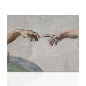 Stampa Moderna La creazione di Adamo Arte di Buonarroti Opera d'arte Tributo - Picture 1 of 6