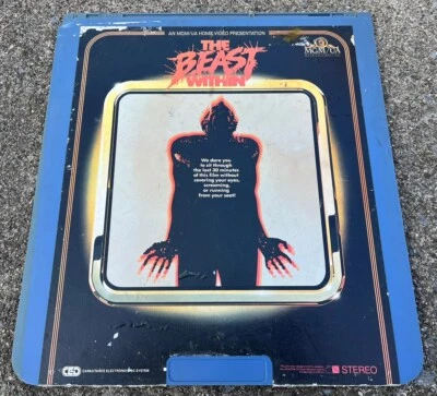 The Beast Within Selectavision Video Disc CED MGM, Horror Scary - Image 1 of 4