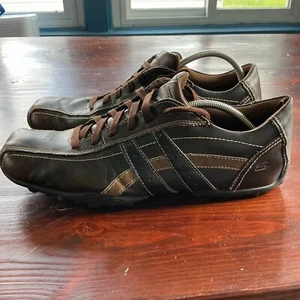 Skechers Talus Ultimatum Sneakers Men 14 Brown Leather Bicycle Toe Lace Up 61181 - Imagen 1 de 13