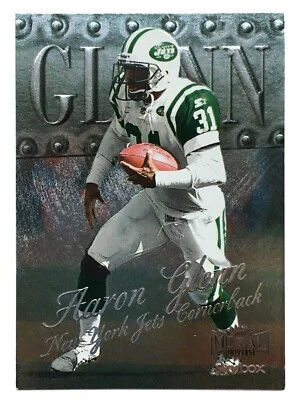 Aaron Glenn 1999 Fleer / Skybox Metal Universe #111 - Image 1 of 4