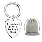 Happy Fathers Day Gift For Best Dad Daddy Keyring Keychain Love Birthday Uncle