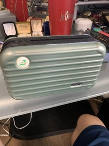 Eva Air Olive Green Rimowa First Class Hard Case Travel Toiletry Amenity Kit - Picture 1 of 24