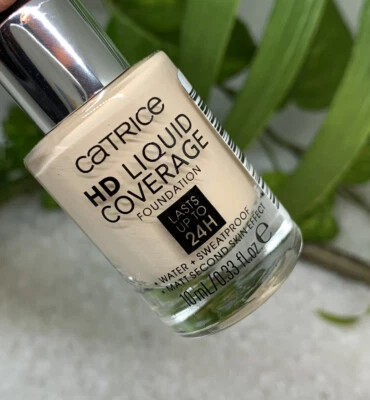 Catrice HD LIQUID COVERAGE FOUNDATION MINI FLASCHE 010-light beige 10ml *neu* - Bild 1 von 4