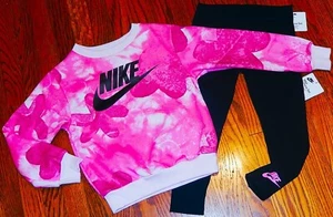 NIKE SPORT AUTHENTIC TODDLERS GIRLS ORIGINAL BRAND NEW LEGGINGS SET Size 5, NWT - Picture 1 of 8