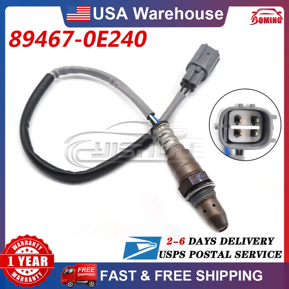 89467-0E240 Upstream Oxygen Sensor For Toyota Sienna Lexus RX350 RX450h 2016-21 - Image 1 of 4