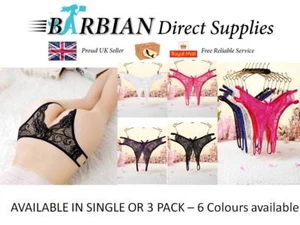 Sexy Crutchless knickers sexy knickers ladies underwear - Picture 1 of 8