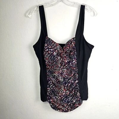 Sujetador Beach Native Tankini Control Abdomen Estante Talla 16 Ropa Resort Piscina Playa Foto 1 de 4