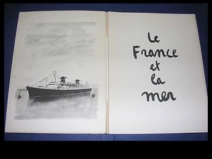 Paquebot Le France et la mer. Journal d'un peintre à bord du France aquarelles - Picture 1 of 1