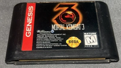 Mortal Kombat 3 ~ Sega Genesis ~ UNTESTED ~ #J270 - Image 1 of 2