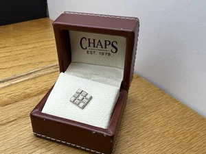 Spilla cravatta Chaps Ralph Lauren tono oro nella scatola originale - Foto 1 di 2