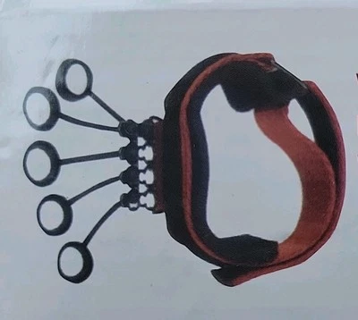 Exercitador de dedo fortalecedor de mão pulso antebraço aderência treinador banda de resistência EUA - Imagem 1 de 4