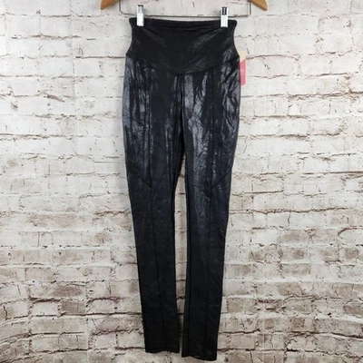 Legging Yummie imitación cuero negro pequeño nuevo con etiquetas Foto 1 de 4