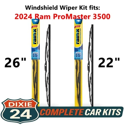 Rain-X Weatherbeater Wiper Kit fits: 2024 Ram ProMaster 3500 (26" & 22") Foto 1 de 4