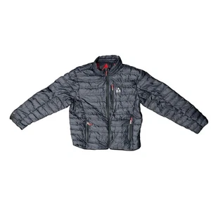 Gerry Black Full Zip Puffer Down Lightweight Nylon Jacket Size Large Winter - Picture 1 of 5