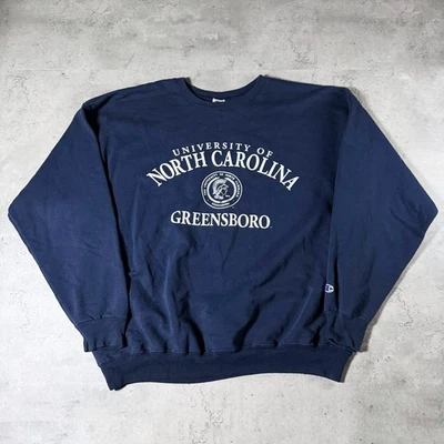 Vintage Champion North Carolina University Greensboro Crewneck Sweatshirt • XL  - Image 1 of 4