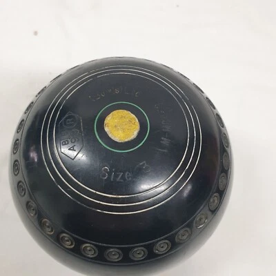 1x Thomas Taylor Lignoid Size 3 Lawn Bowl 50.4oz, 1430g. - image 1 of 4