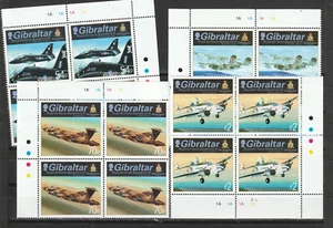 GIBRALTAR 2014 - Avions de la R.A.F. - Blocs de 4 Neufs** / MNH - Photo 1/1