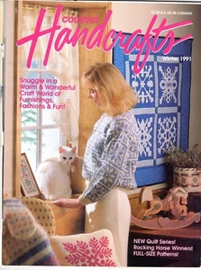 Country Handcrafts Magazin Winter 1991 Muster, Anleitungen, Wohndeko Basteln - Bild 1 von 5