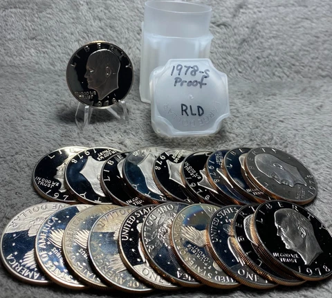 1978-S PROOF EISENHOWER DOLLAR ROLL 20 COINS Cover
