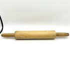 Vintage Wooden Wood Rolling Pin Revolving Handles Farmhouse Shabby Chic Decor